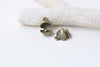 Antique Bronze Scallop Shell Pearl Charms Set of 20 A8547