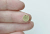 100 pcs Raw Brass Flat Round Blank Disc Thick Charms 8mm A8560
