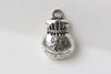 10 pcs Antique Silver Fortune Money Bag Purse Charms A8687