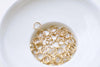 100 pcs Anti Tarnish 24K Gold Plated Brass Split Rings 6mm 25G A8594