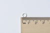 200 pcs Silver Plated Brass Jump Rings 6mm 19gauge A8597
