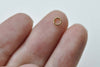 100 pcs Anti Tarnish 24K Gold Plated Brass Jump Rings 4mm 22G A8599