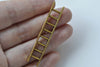 10 pcs Antique Gold Ladder Pendant Charms 10x51mm A8606
