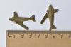 10 pcs Antique Bronze Flat Plane Charms 28x35mm A8699