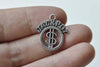10 pcs Antique Silver Dollar Jackpot Lottery Charms A8622