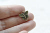 20 pcs Antique Bronze Butterfly Connector Charms 14mm A8651