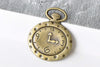 10 pcs Antique Bronze Watch Clock Charms 27x32mm A8654
