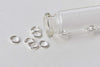 90 pcs Shiny Silver Tone Brass Thick Jump Rings 8mm 16 gauge A8735