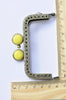 Metal Purse Wedding Party Evening Coin Purse Bag Frame Handle Purse Frame 8.5 x 6.5cm ( 3" x 2")