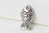 20 pcs Antique Silver Tiny Fish Charms 7x13mm A8673