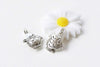 20 pcs Antique Silver Tiny Fish Charms 11x15mm A8674