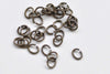 100 pcs Antique Bronze Oval Jump Rings 4x5mm 22G A8680