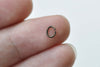 100 pcs Antique Bronze Oval Jump Rings 4x5mm 22G A8680