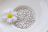 100 pcs Shiny Silver Oval Jump Rings Size 4x5mm 22G A8681