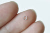 500 pcs Silver Plated Brass Jump Rings Size 3mm 25gauge A8747