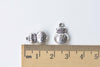 10 pcs Antique Silver Fortune Money Bag Purse Charms A8687