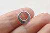 50 pcs Antique Silver Small Smooth Round Circle Rings 11mm A8765