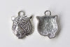 10 pcs Antique Bronze Tiger Head Charms 17x22mm A8772