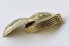 10 pcs of Gold Tone Tree Leaf Charms 20x35mm A8774