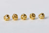 300 pcs Gold Tone Filigree Ball Spacer Beads Size 4mm A8779