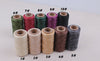 Flat Wax Cord Polyester Thread For Leather Hand Sewing