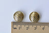 10 pcs Antique Gold Rondelle Fish Round Beads 13.5mm A8723