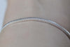 6.6ft (2m) Shiny Silver Square Box Snake Cobra Chain A8732