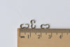 Antique Bronze 8 Shaped Chain Cord Clasps Findings Set of 100 A8737