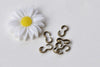 Antique Bronze 8 Shaped Chain Cord Clasps Findings Set of 100 A8737