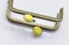 Metal Purse Wedding Party Evening Coin Purse Bag Frame Handle Purse Frame 8.5 x 6.5cm ( 3" x 2")