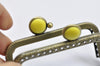 Metal Purse Wedding Party Evening Coin Purse Bag Frame Handle Purse Frame 8.5 x 6.5cm ( 3" x 2")