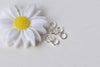 500 pcs Silver Plated Brass Jump Rings Size 3mm 25gauge A8747