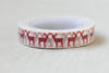 One Roll 0.39" ( 10mm) Width Reindeer Festival Washi Tape A12123