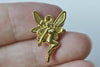 20 pcs Gold Tone Small Fairy Charms Size 15x21mm A8799