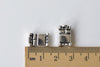 10 pcs Antique Silver Bedroom Bed Charms Pendants 8x13mm