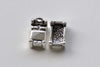 10 pcs Antique Silver Bedroom Bed Charms Pendants 8x13mm