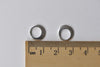 50 pcs Antique Silver Small Smooth Round Circle Rings 11mm A8765