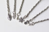 6 pcs Antique Silver Metal Tassel Charm Pendants Mixed Style A8768