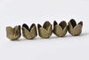 100 pcs Antique Bronze Tassel Bead Caps 7x7mm A8777