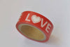 Cute Love Washi Tape Masking Tape 15mm x 10M Roll A12352