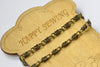 Bronze Purse Frame Wheat Chain/ 40cm(15") and 110cm(43") Available