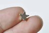 10 pcs Tiny Star Spacer Beads Anti Tarnis Gold 8mm A8842