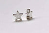50 pcs Shiny Silver Tone Tiny Star Spacer Beads 8mm A8843