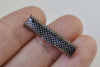 50 pcs Gunmetal Black Ribbon Ends Clamps Fasteners Clasps
