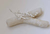Shiny Silver Twig Pendants Branch Connectors Set of 10 A8859