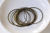 Large Brass Seamless Rings Antique Bronze Finish 25mm Set of 20 A8863