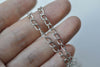 16ft (5m) Silvery Gray Color Steel Curb Chain 3.2x5.5mm A8782