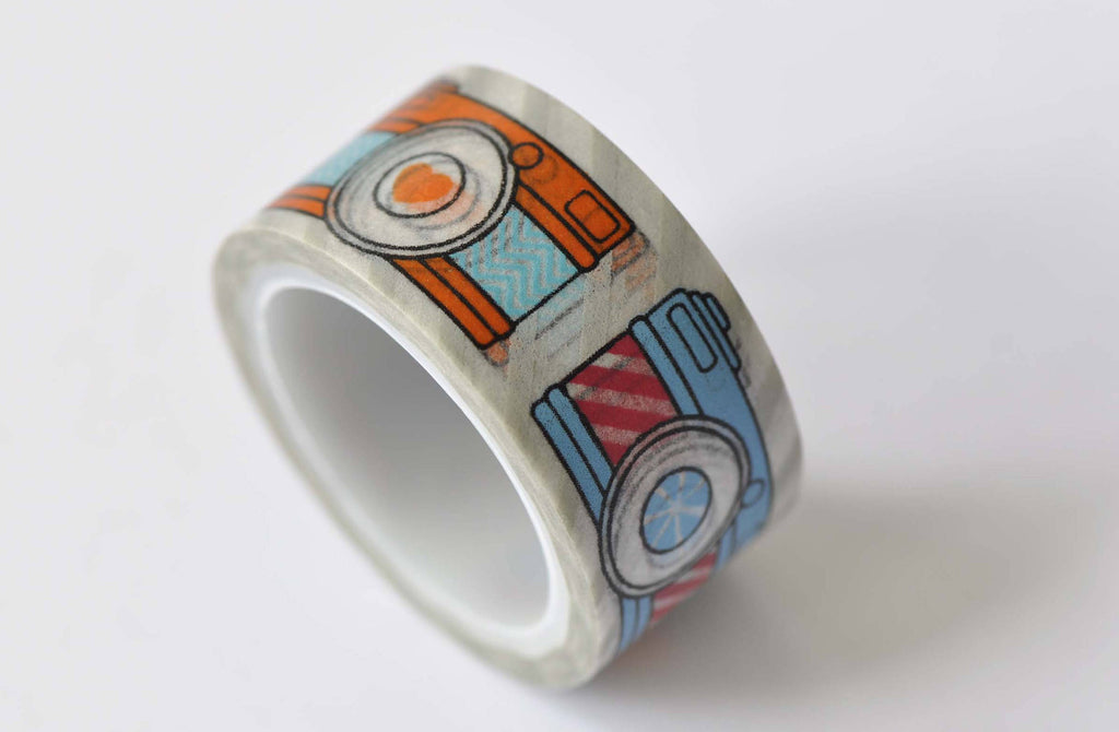 Cartoon Camera Washi Tape Masking Tape 20mm x 5M Roll A12468