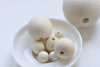 Round Unfinished Wood Beads 4mm to 50mm