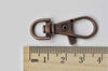 10 pcs Antique Copper Lobster Swivel Clasps 13x37mm A8909